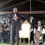 Discours du Président Maurice KAMTO au giga-meeting de MENDONG à l’occasion de l’installation du Bureau Régional élu du MRC de la Région du Centre 1, le 06 mai 2023